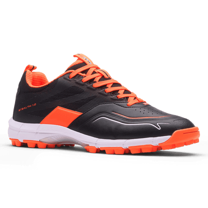 Grays | Grays Stealth 1.0 Black/Orange Jr (2025) | Stealth 1.0 Black/Orange Jr (2025) - EUR 35 | UK 2 | Total Hockey