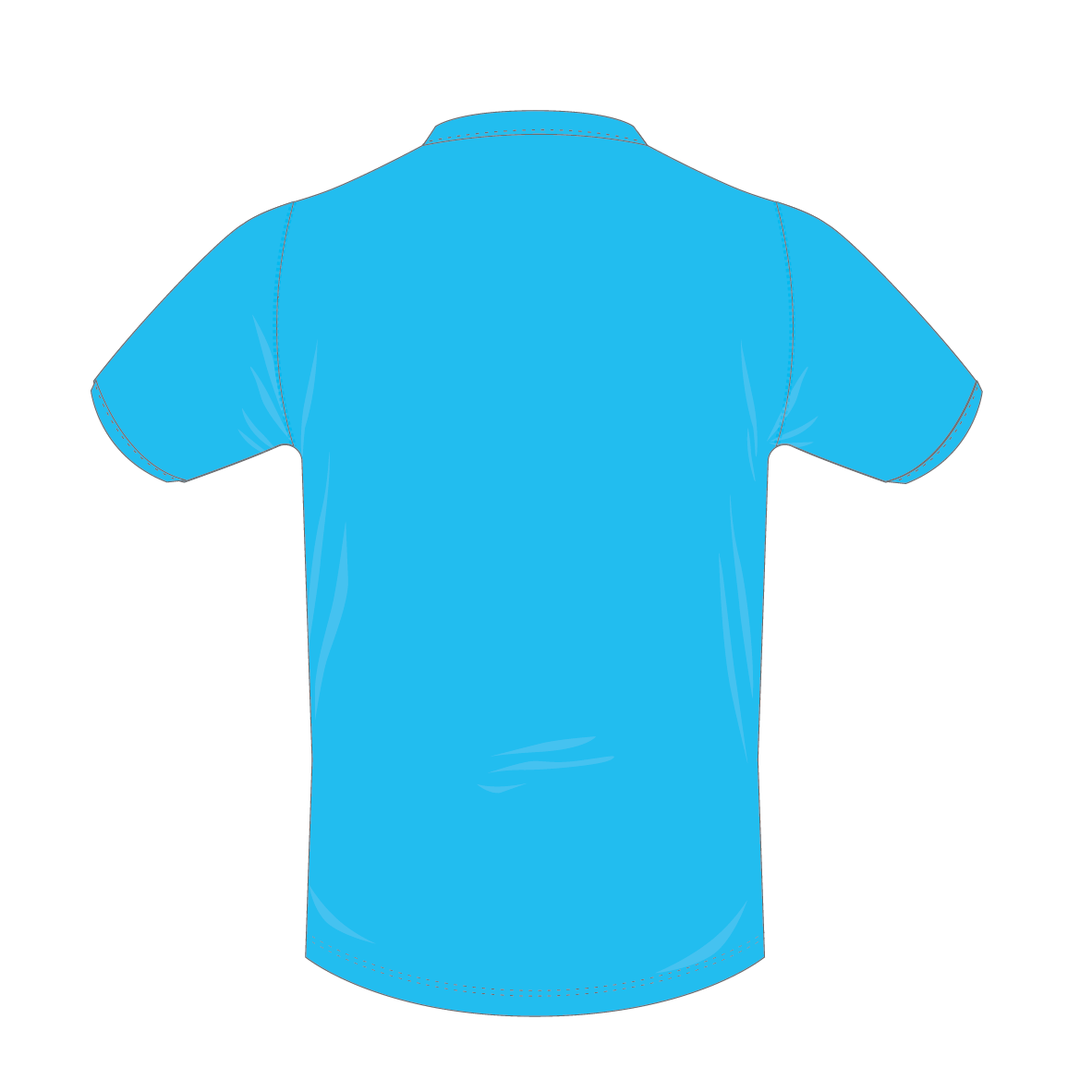 Officiating Shirt Male - Sky Blue