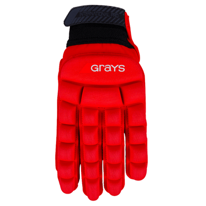 Grays | Grays International PRO Glove Left Hand | International PRO Glove Left Hand - Red / 2XSmall | Total Hockey