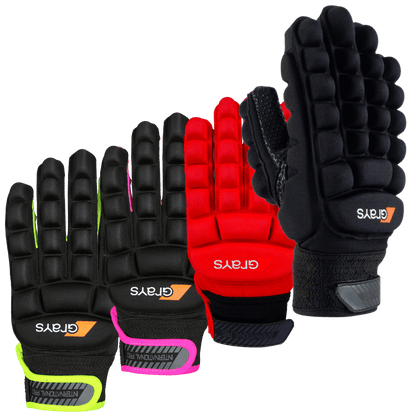 Grays | Grays International PRO Glove Right Hand | International PRO Glove Right Hand - Black / 2XSmall | Total Hockey