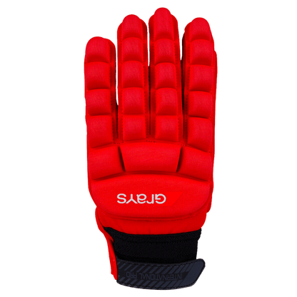 Grays | Grays International PRO Glove Right Hand | International PRO Glove Right Hand - Red / 2XSmall | Total Hockey
