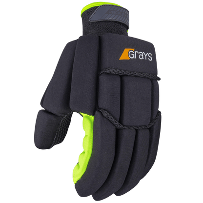 Grays | Grays Proflex 1000 Glove Left Hand | Proflex 1000 Glove Left Hand - Black/Yellow / XSmall | Total Hockey