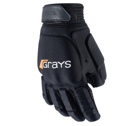 Grays | Grays Touch Pro Glove Left Hand | Touch Pro Glove Left Hand - Black / XSmall | Total Hockey
